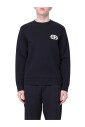 sweatshirt-bleu-logo-style-moderne
