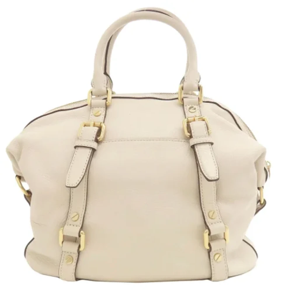 Michael Kors Pre-owned Leather handbags White Dames