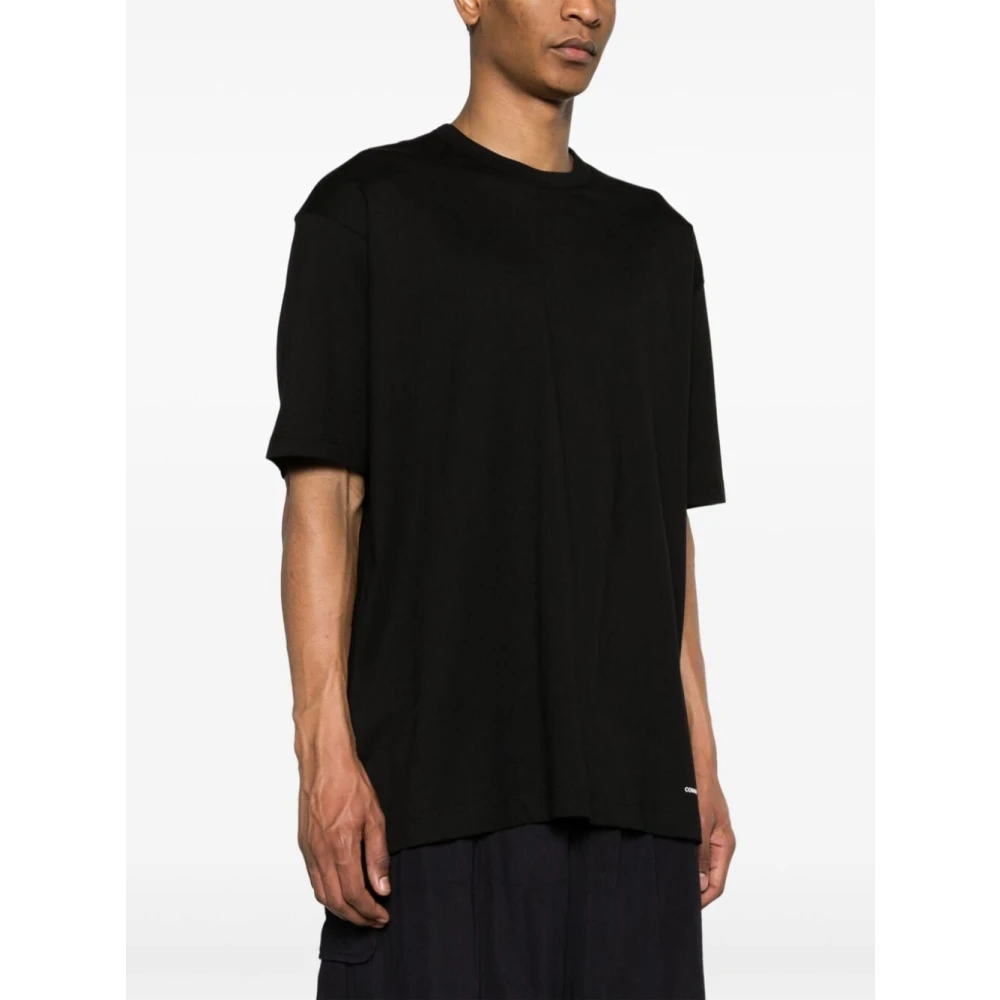 Comme des Garçons Zwart Tee Klassieke Stijl Black Heren