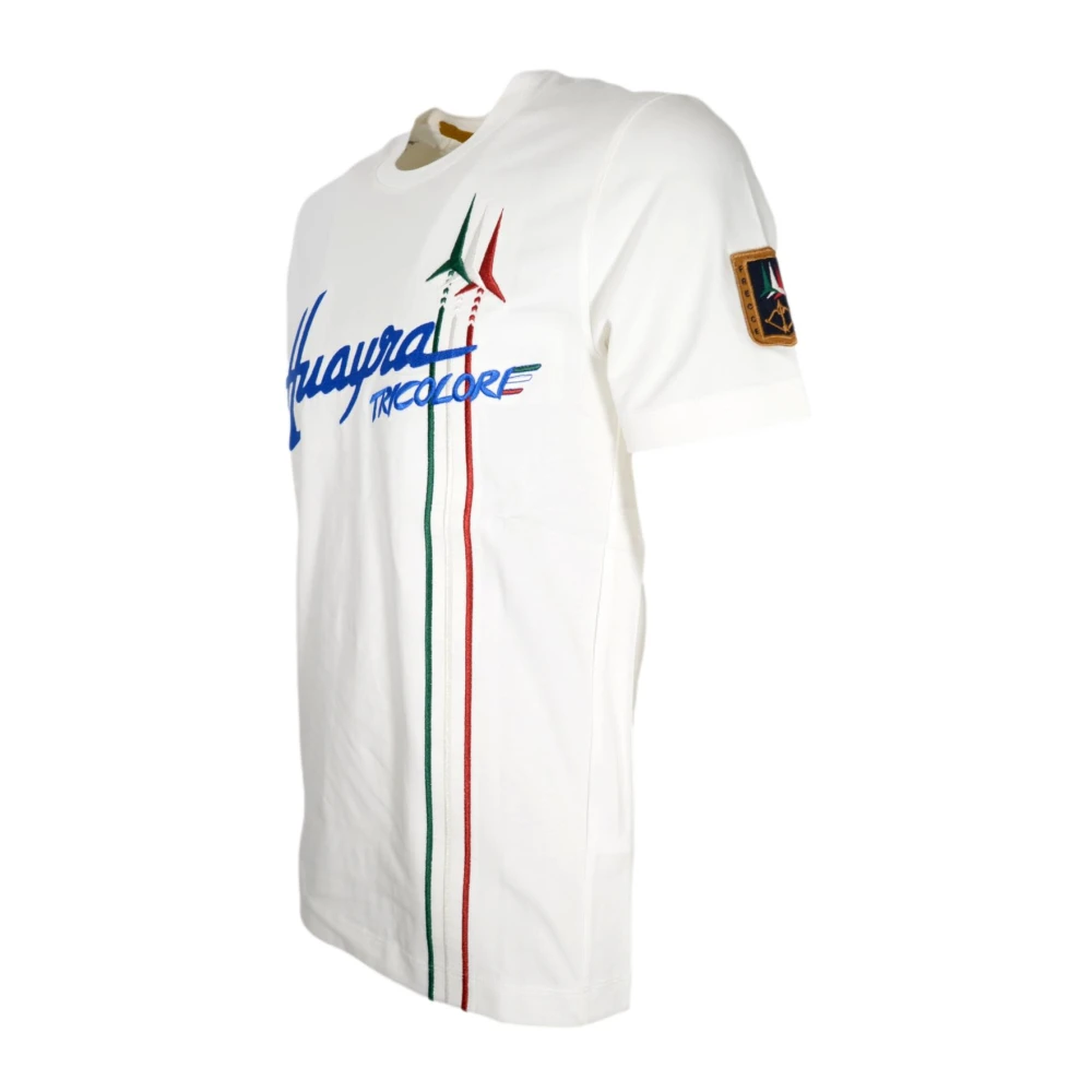 aeronautica militare Wit T-shirt van Katoen White Heren