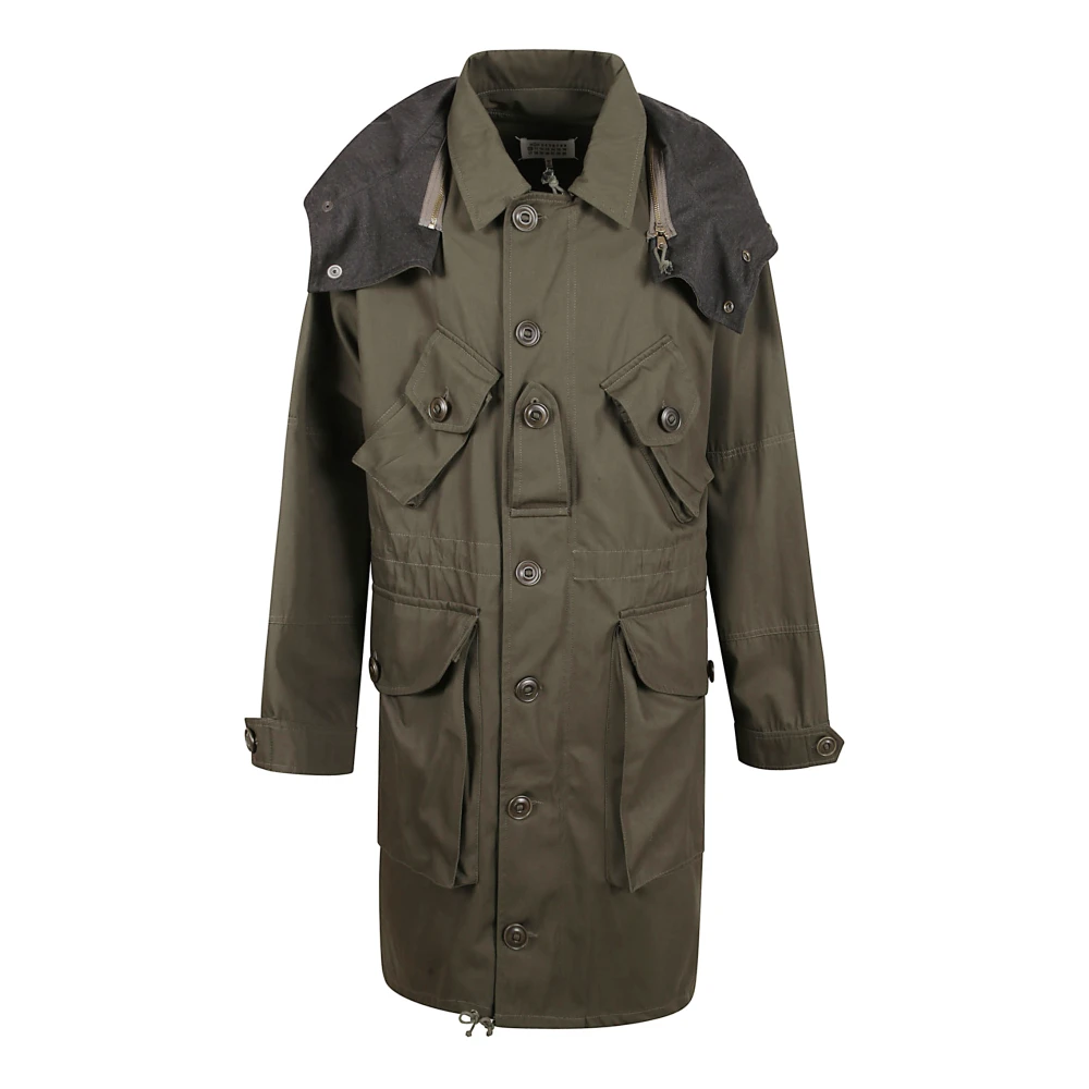 Maison Margiela Uomo Verde Cappotti, S, New,