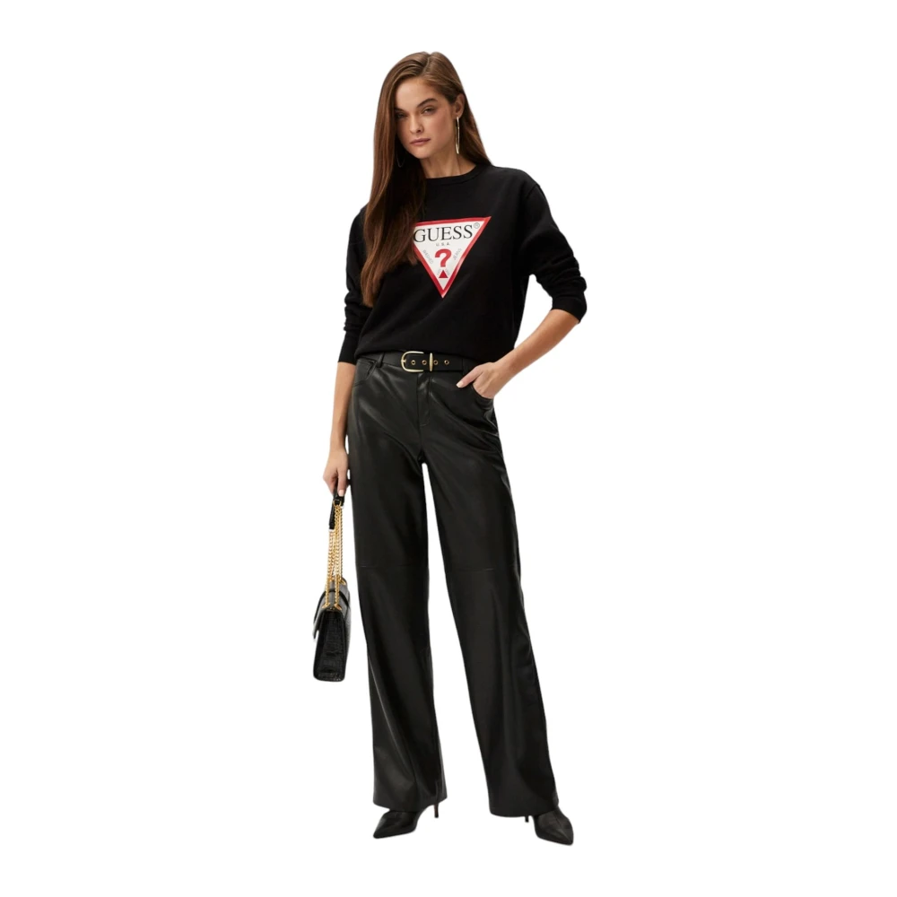 Guess Crewneck Sweatshirt Black Dames