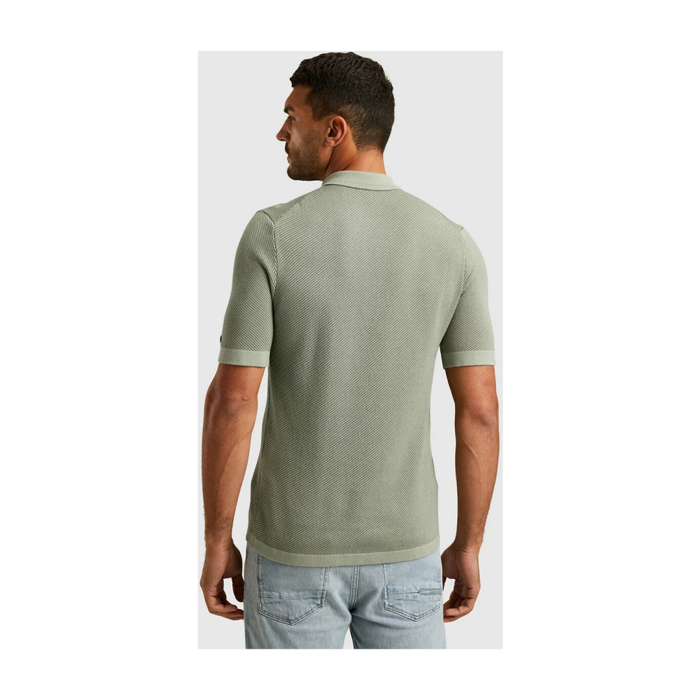 Cast Iron Korte Mouw Polo Regular Fit Katoen Green Heren