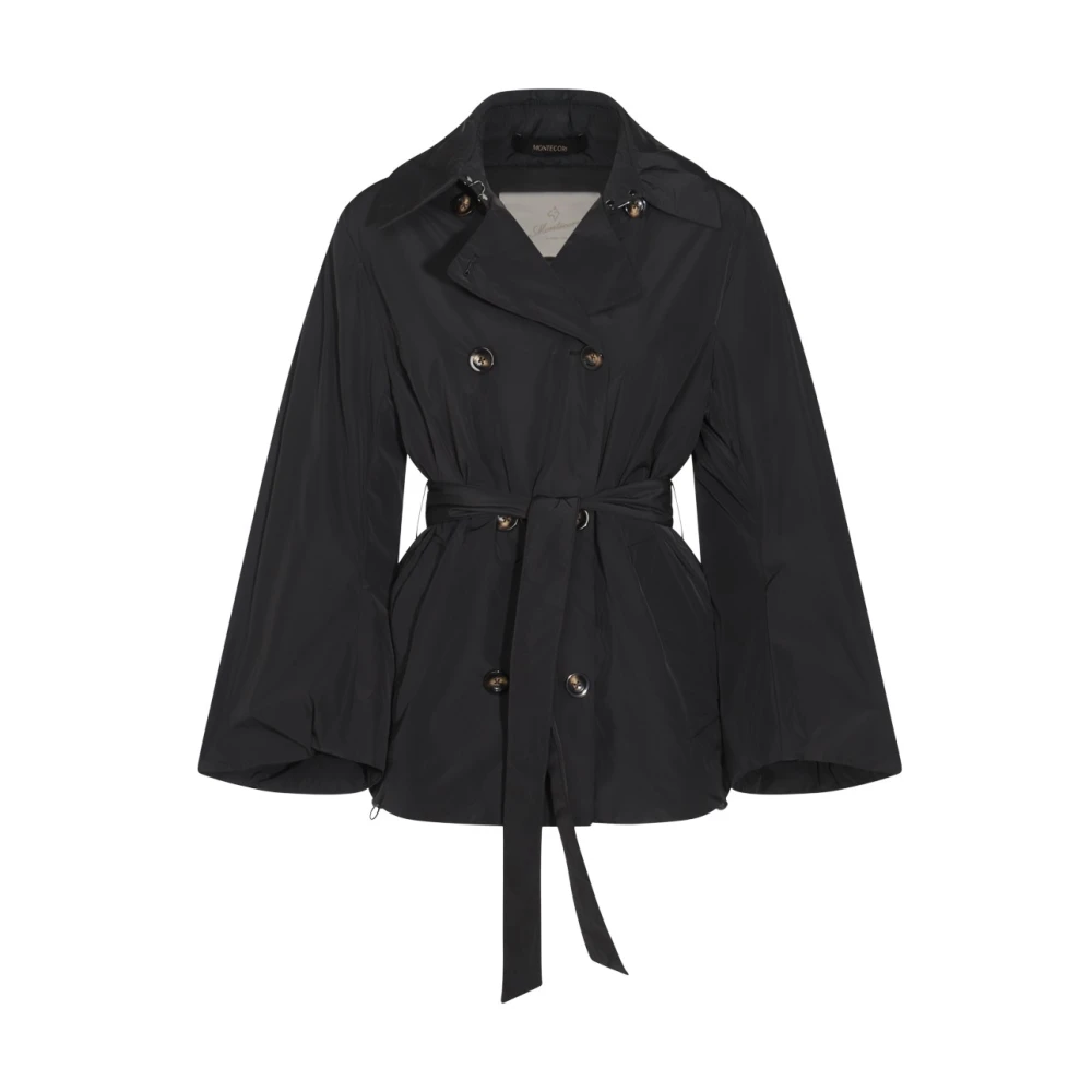 Montecore Zwarte donsjas met riem Black Dames