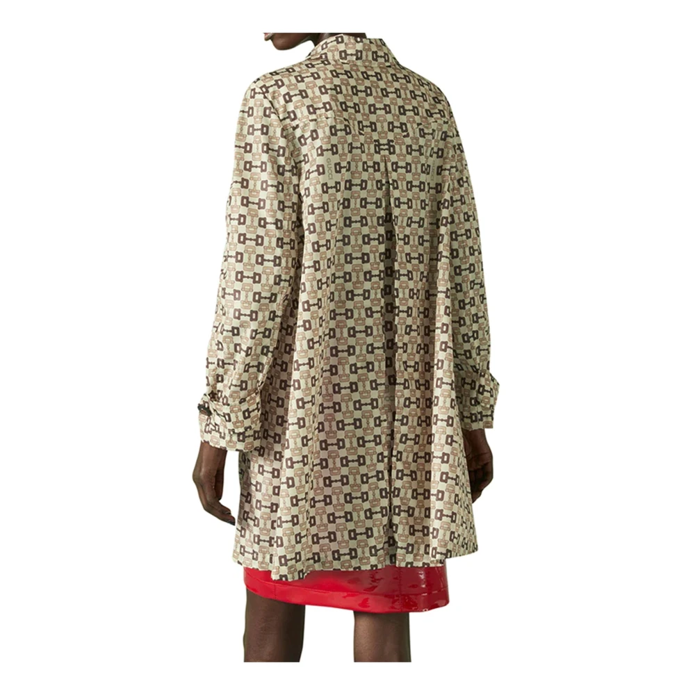 Gucci Logo Trenchcoat Beige Dames