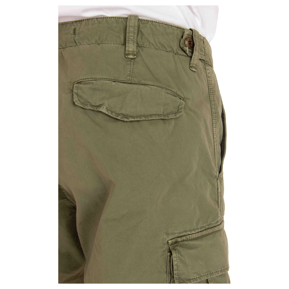 Myths Groene Katoenen Bermuda Shorts Ares Green Heren