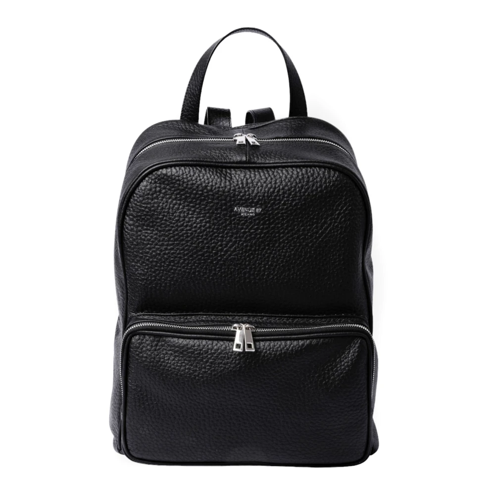 Avenue 67 Zwarte rugzak met meerdere compartimenten Black Dames