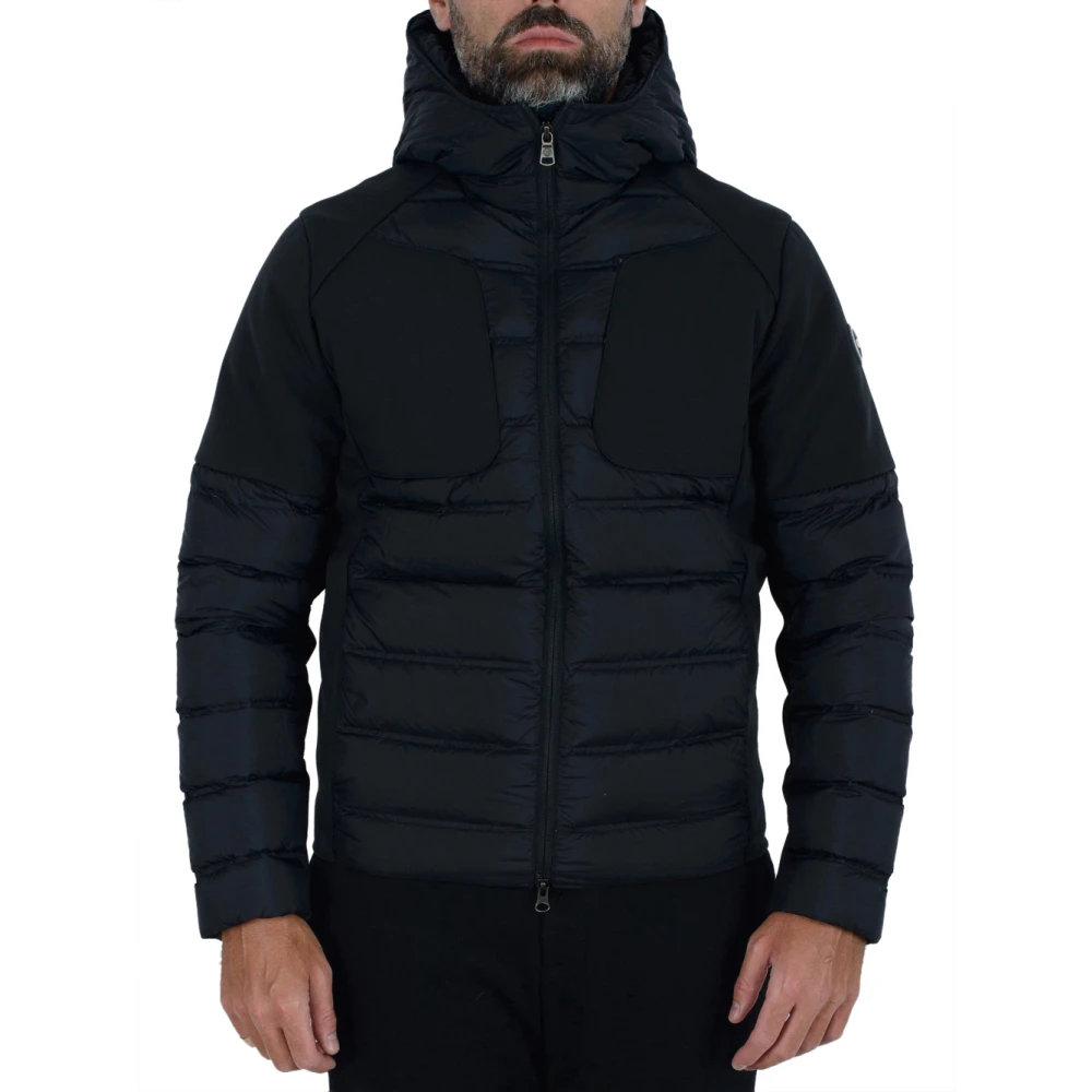 Colmar Zwarte gewatteerde capuchonjas Black Heren