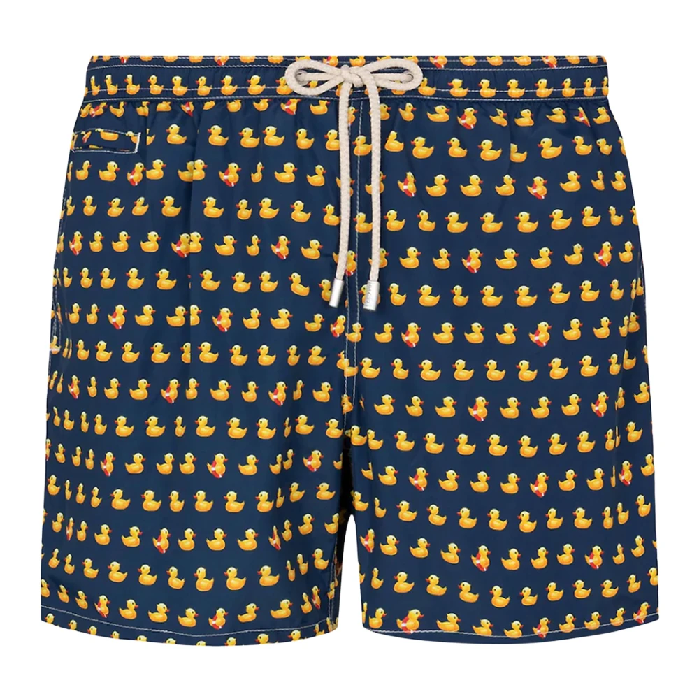 Mc2 Saint Barth Men's Multicolor Beachwear, L, Lighting Swim Shorts