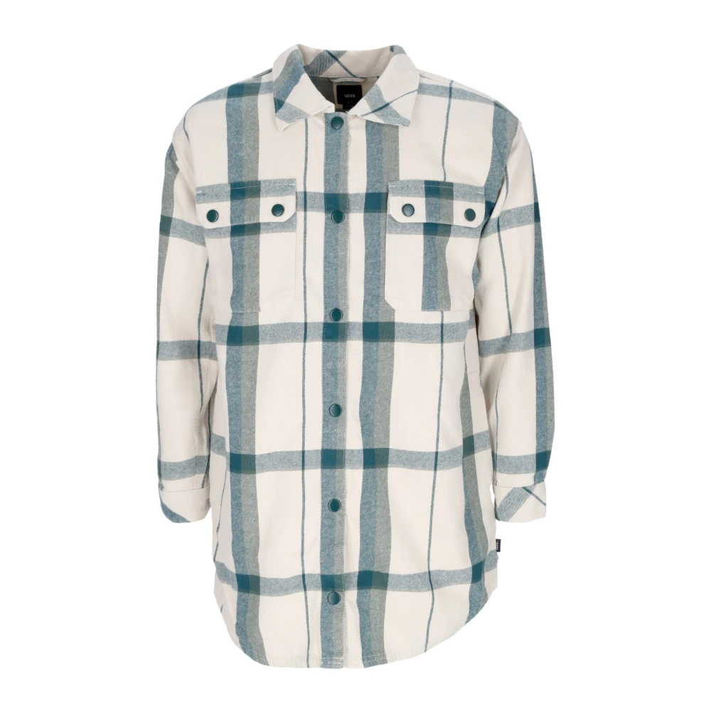 Vans Women's White Plaid Shacket For