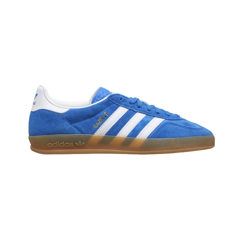 Adidas Blue Vintage Gazelle Indoor Sneaker White - Male - Skateboarding - 4 Uk - Sport