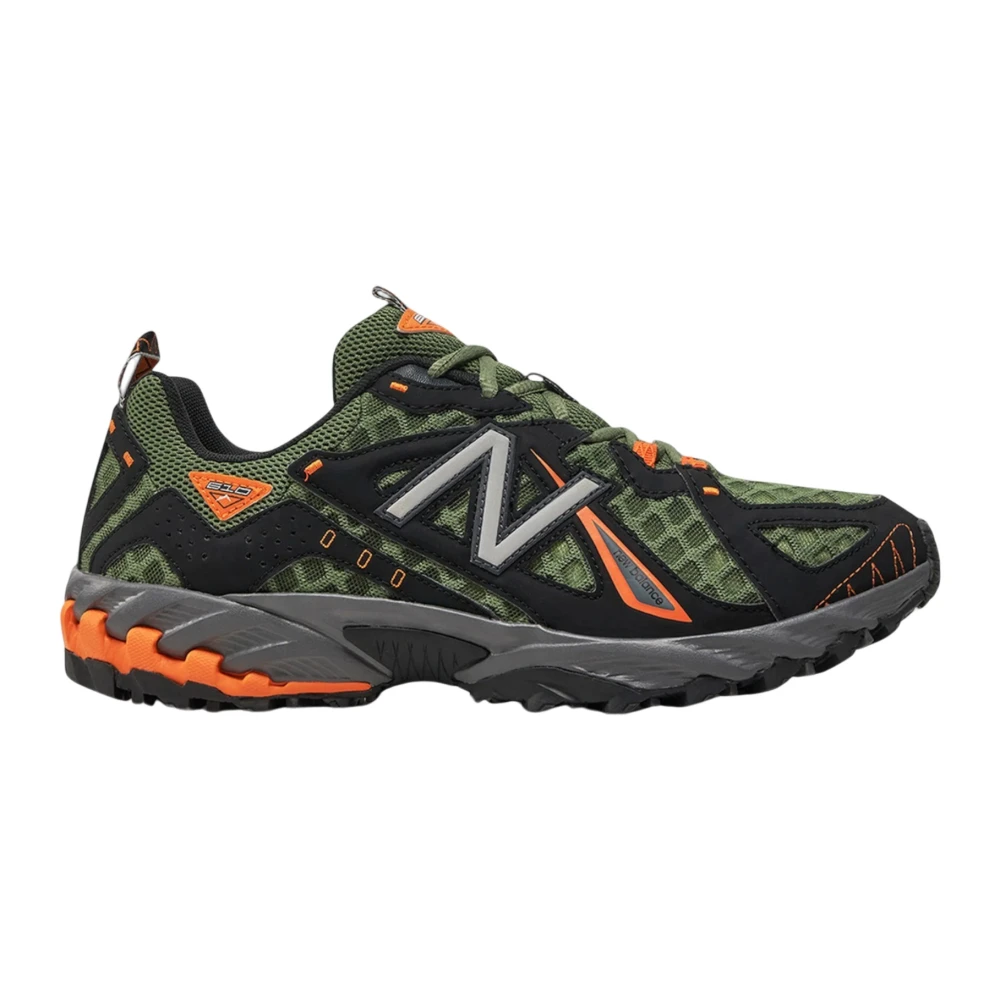 New Balance Mesh en Suède Veterschoenen Heren Schoenen Groen
