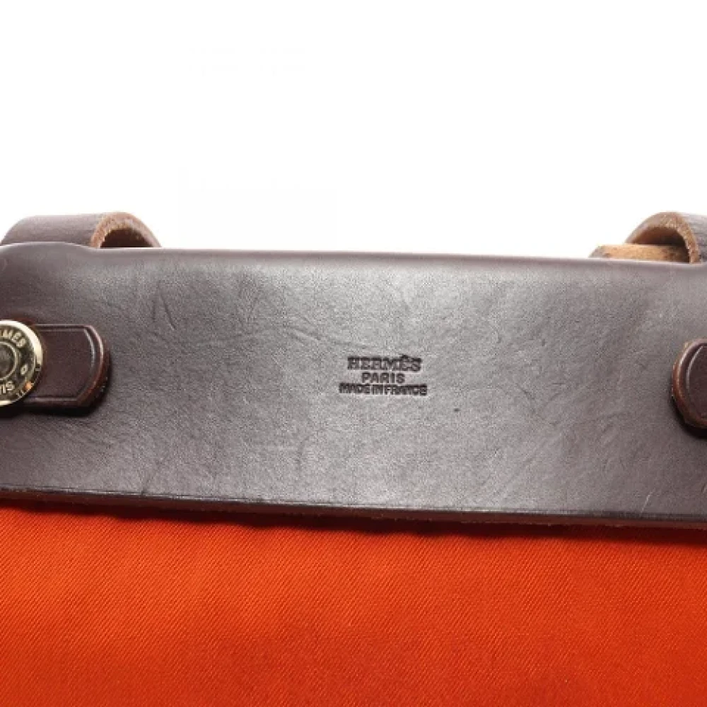 Hermès Vintage Pre-owned Fabric totes Orange Dames