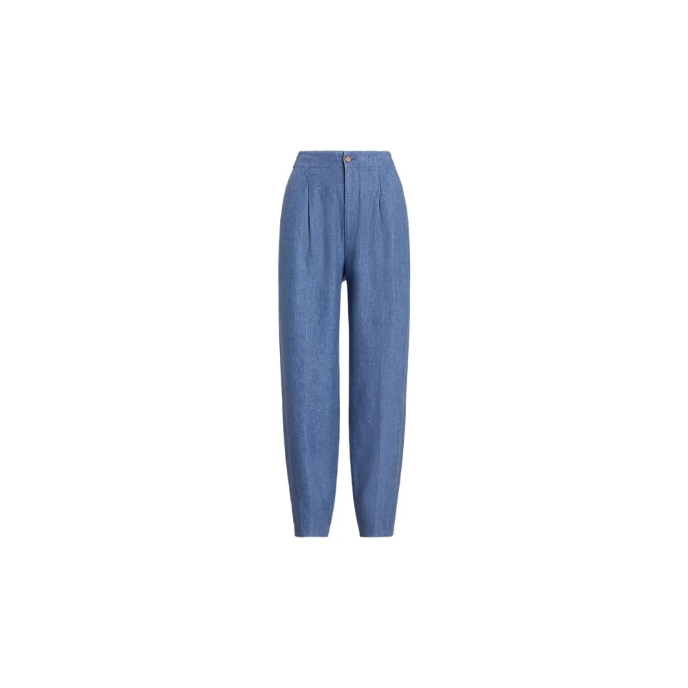 Polo Ralph Lauren Women's Blue Stylish Trousers For Men - Tapered Trousers - Xs - Trousers