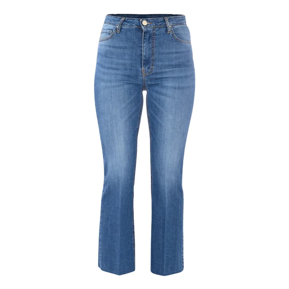 Kocca Cropped Jeans Blue, Dam