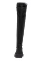 gabor-knielaar-zwart-strass-nubuck-stretch