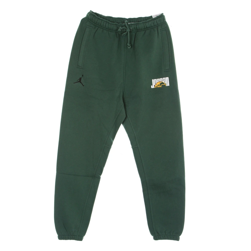 Sporty Fleece Tracksuit Bukser Noble Green/Svart