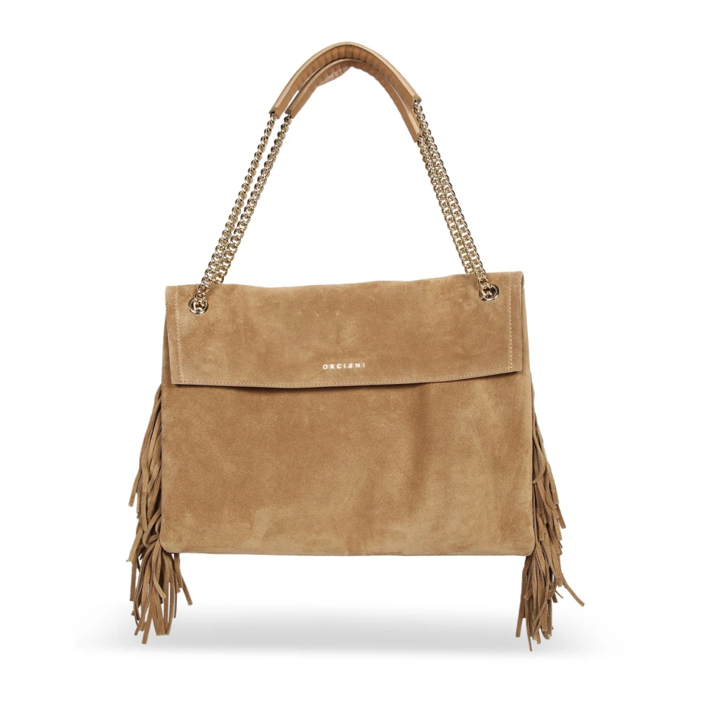 Orciani Women's Beige Venus Midi Bag - Shoulder Bags - One Size - Bags
