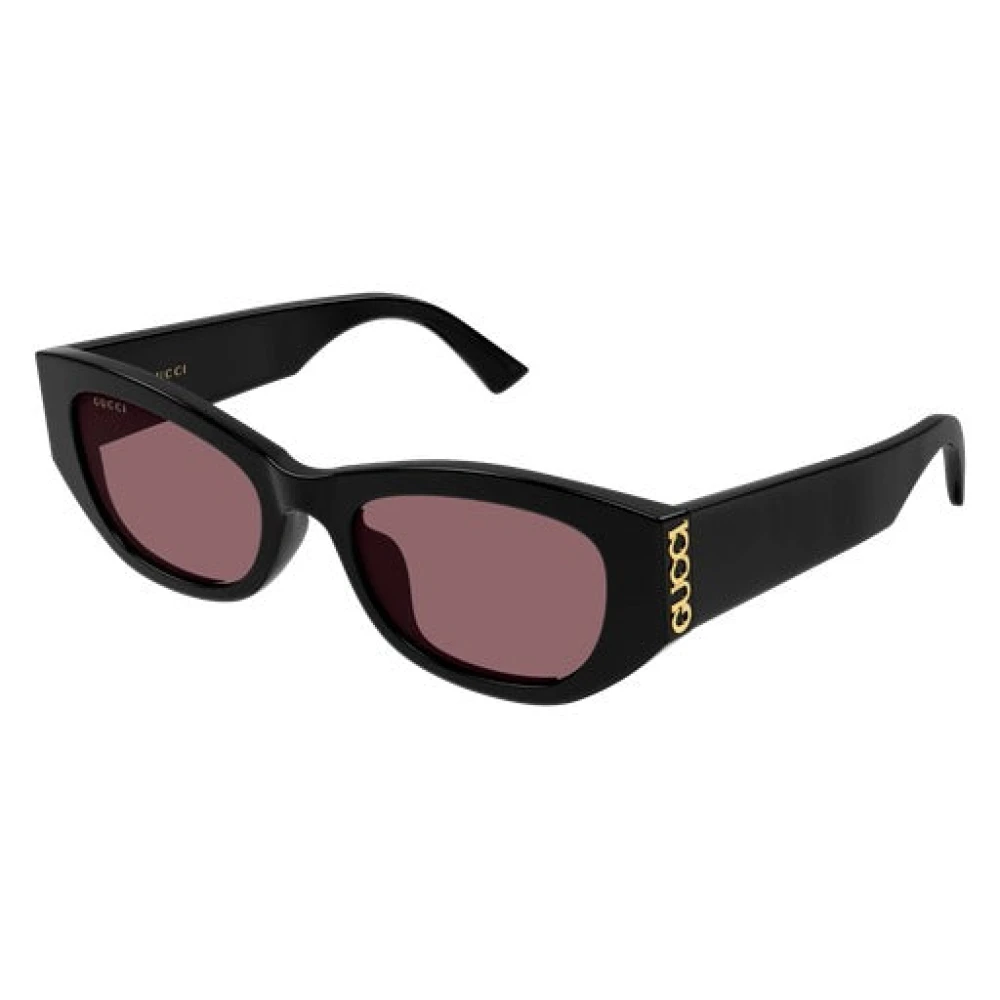 Gucci Women's Black Sunglasses, 53 Mm, Cat Eye Sunglasses