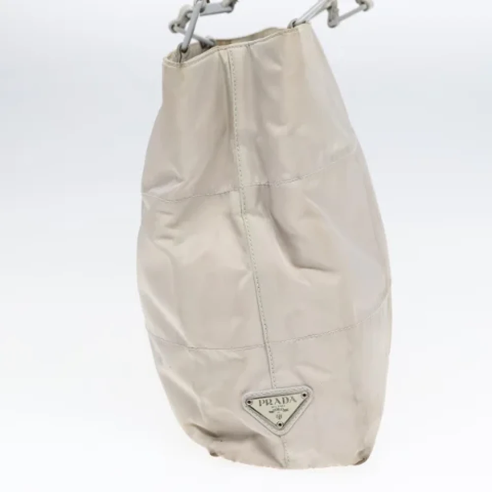 Prada Vintage Pre-owned Nylon prada-bags Gray Dames