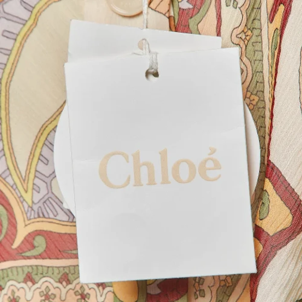 Chloé Pre-owned Silk tops Multicolor Dames