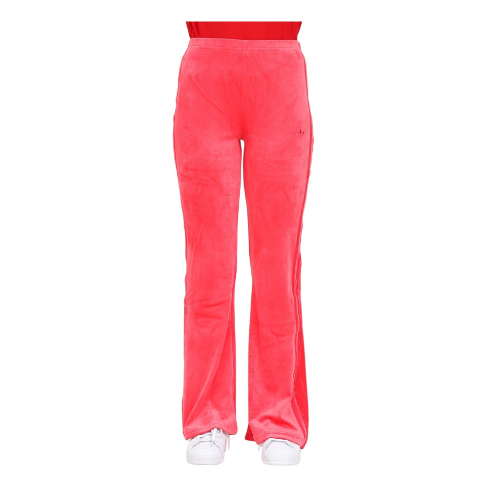 Roze Flared Broek Adidas Originals Dames Miinto.be