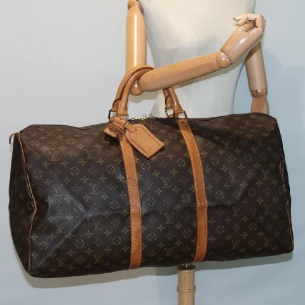 Louis Vuitton Vintage Pre-owned Canvas travel-bags Brown Dames