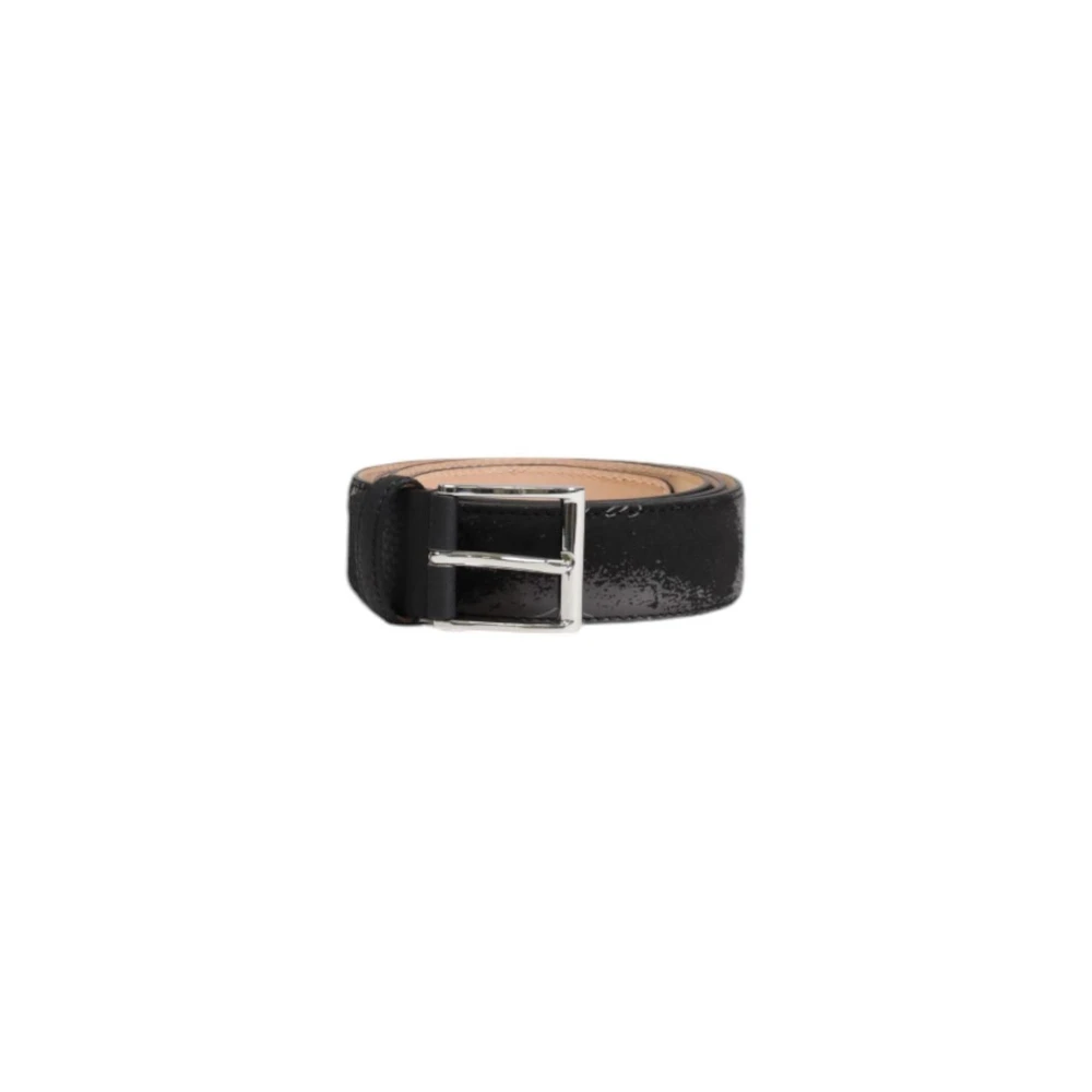 Alviero Martini 1a Classe Zwart Blend Riem Heren Herfst Winter Collectie Black Heren