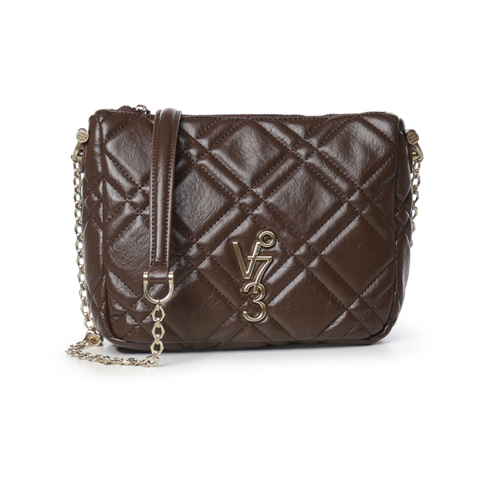 V73 Donna Marrone - Borsa A Tracolla Trapuntata Diaspro - Bags - One Size