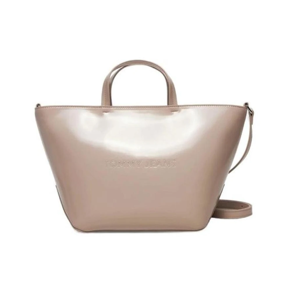 Tommy Hilfiger Moderne Polyurethaan Handtas Dames Collectie Pink Dames