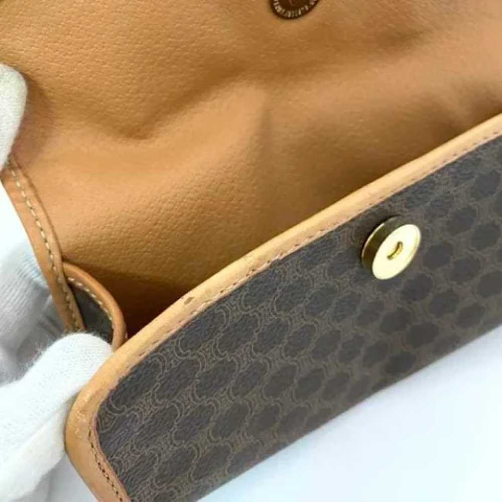 Celine Vintage Pre-owned Leather celine-bags Brown Dames