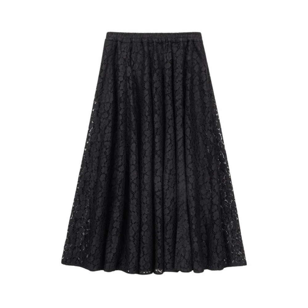 Michael Kors Elegante Zwarte Rok voor Vrouwen Black Dames