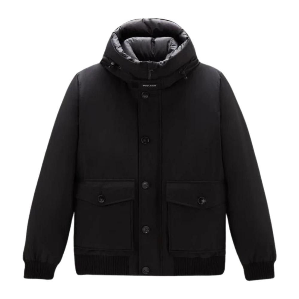 Woolrich Sportieve Bomberjas met Eendendons Black Heren