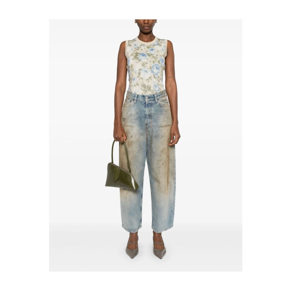 Blugirl Bloemenprint Mouwloze Trui Multicolor Dames