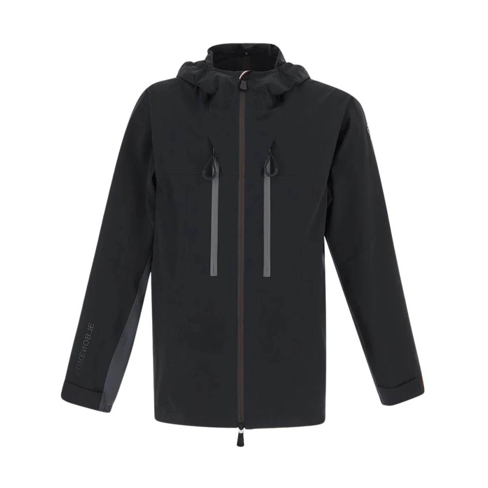 Moncler Nylon Jas Black Heren