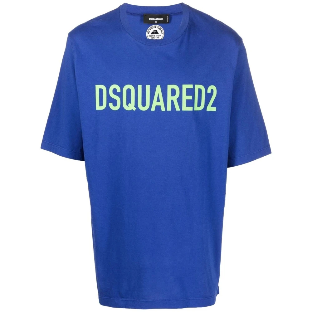 Dsquared2 Men's Blue Short Sleeve T-Shirt - T-Shirts - L - Tops