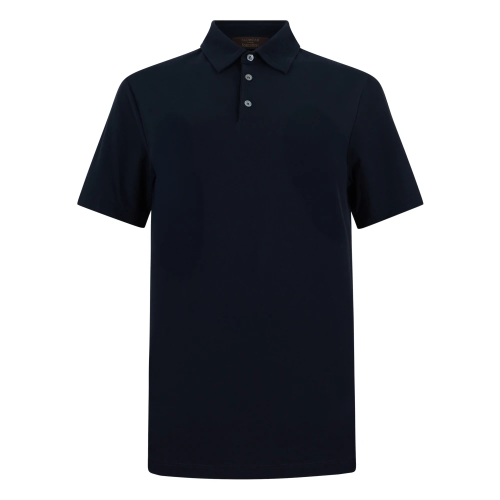 Slowear Uomo Nero - Polo Slim-Fit Icecotton - Tops - Xl