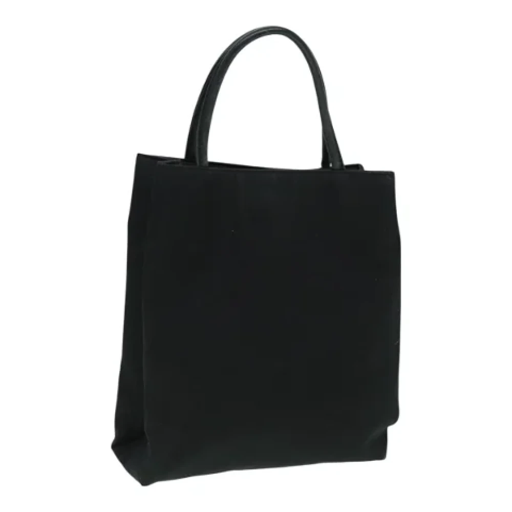 Burberry Vintage Pre-owned Canvas handbags Black Dames