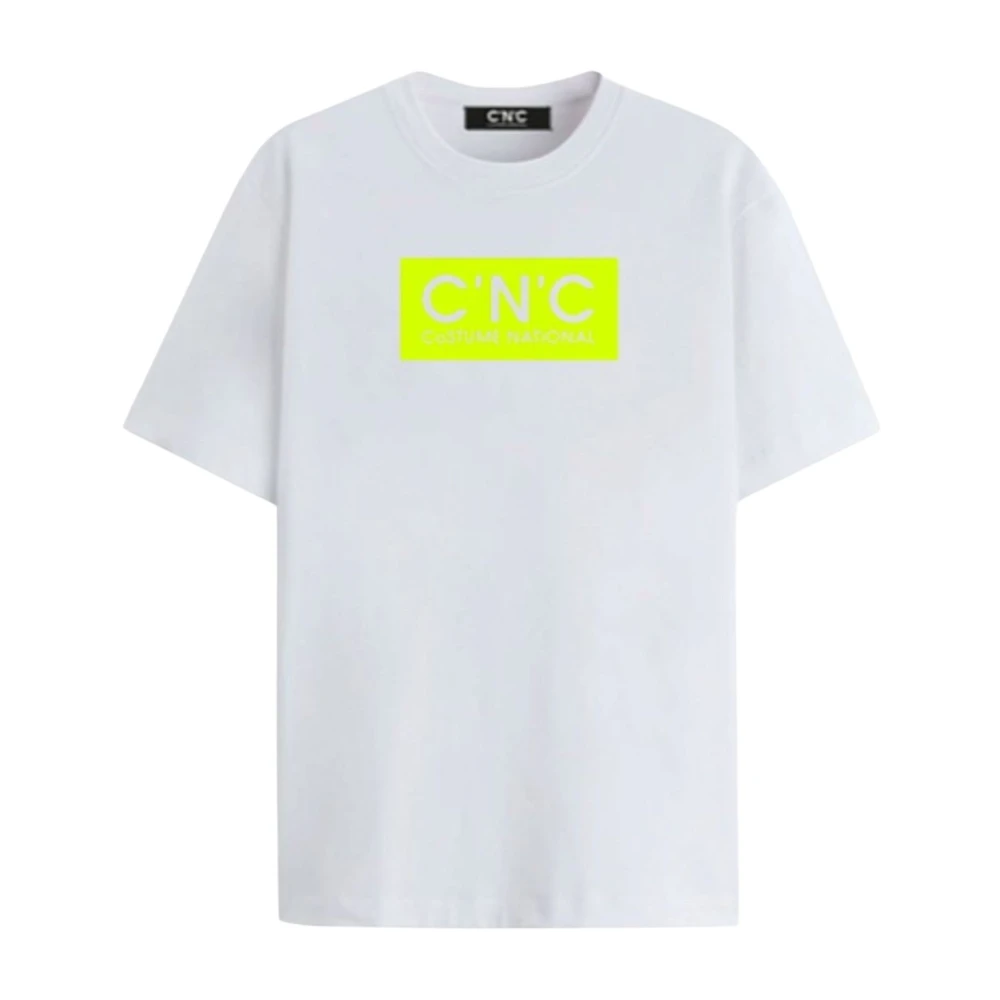 Costume National Heren Regular T-Shirt White Heren