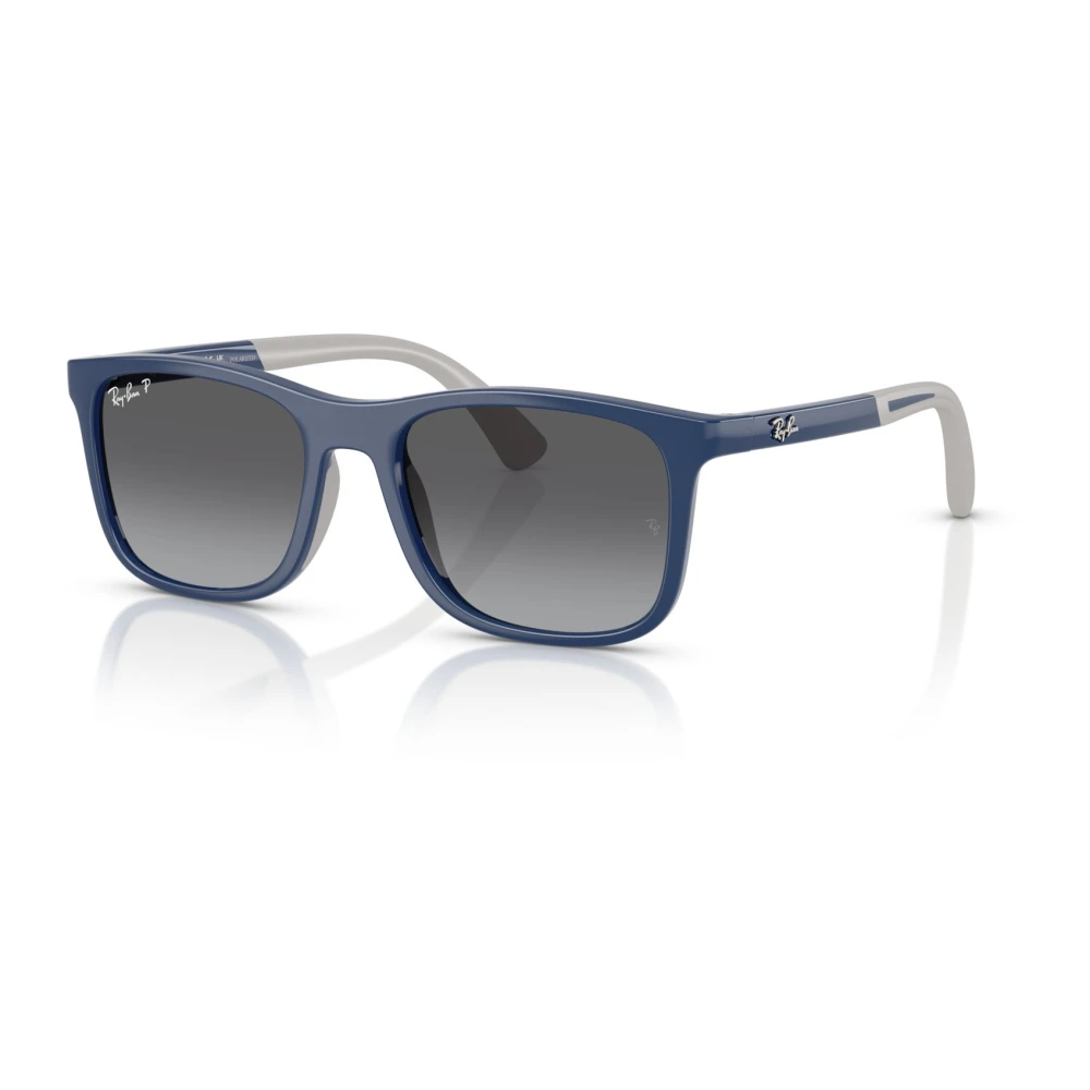 Ray-Ban Unisex Blue Grey Sunglasses With Grey Shaded - Sunglasses - 47 Mm - Accessories