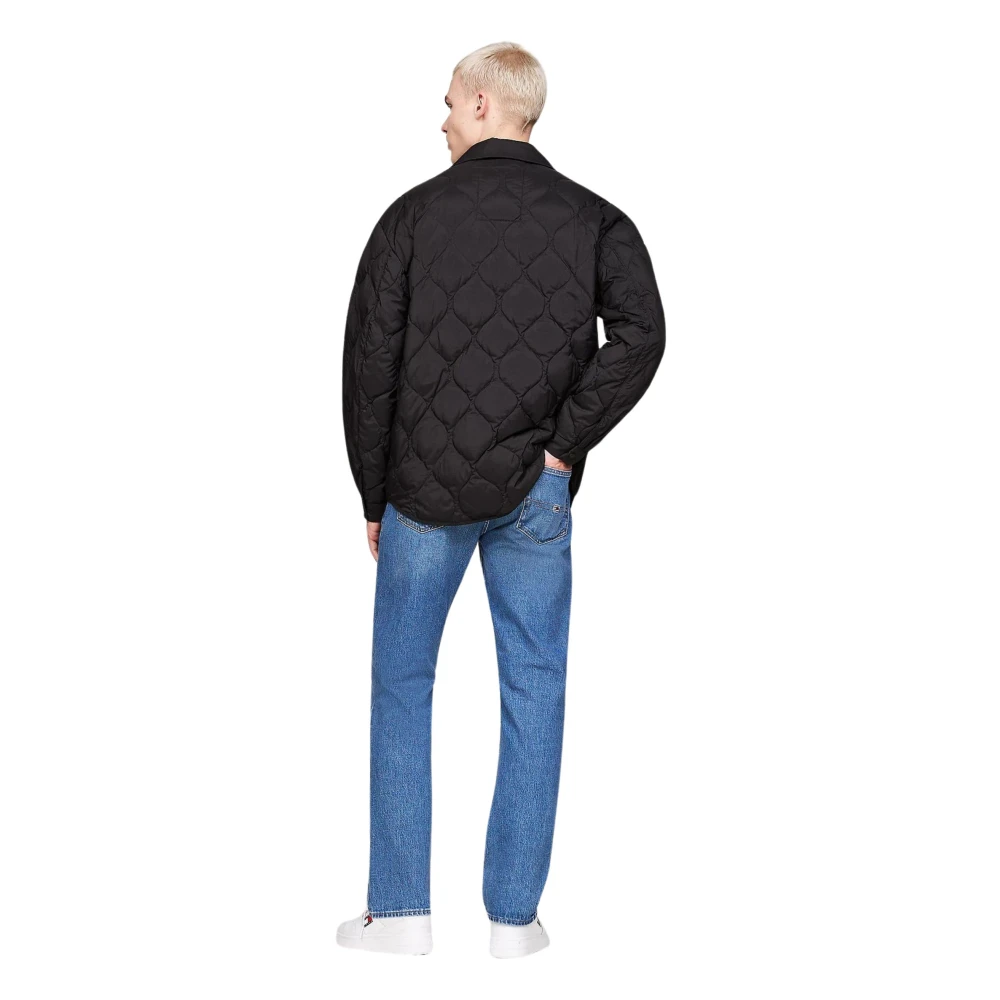 Tommy Hilfiger Waterafstotende Gewatteerde Jas Black Heren