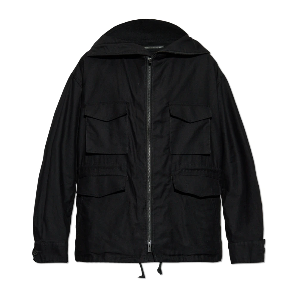 Y-3 Capuchonjack Black Heren
