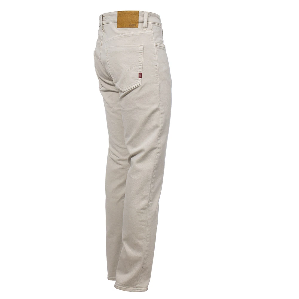 Siviglia Katoenen 5 Zakken Jeans Beige Heren