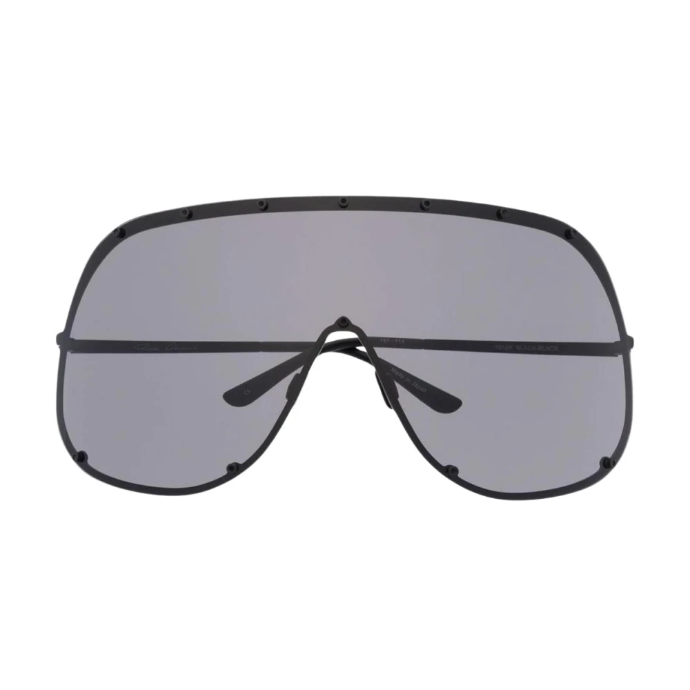 Rick Owens Shield Sunglasses - Male - Sunglasses - Black - One Size - Accessories