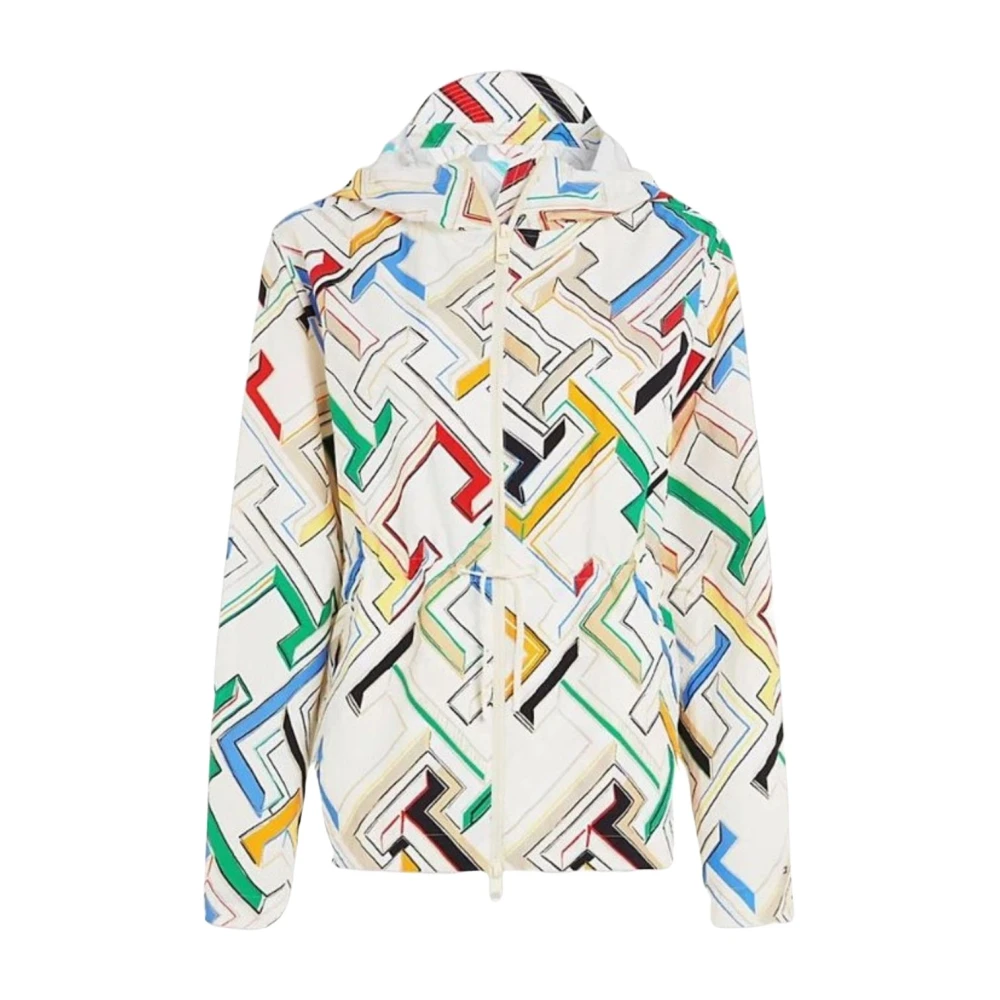 Tommy Hilfiger Relaxed getailleerde jas voor vrouwen Multicolor Dames