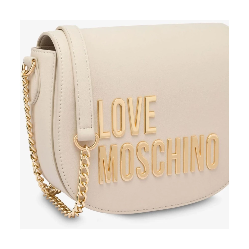 Love Moschino PU Leren Tas White Dames
