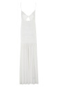 robe-blanche-en-mesh-avec-col-en-v