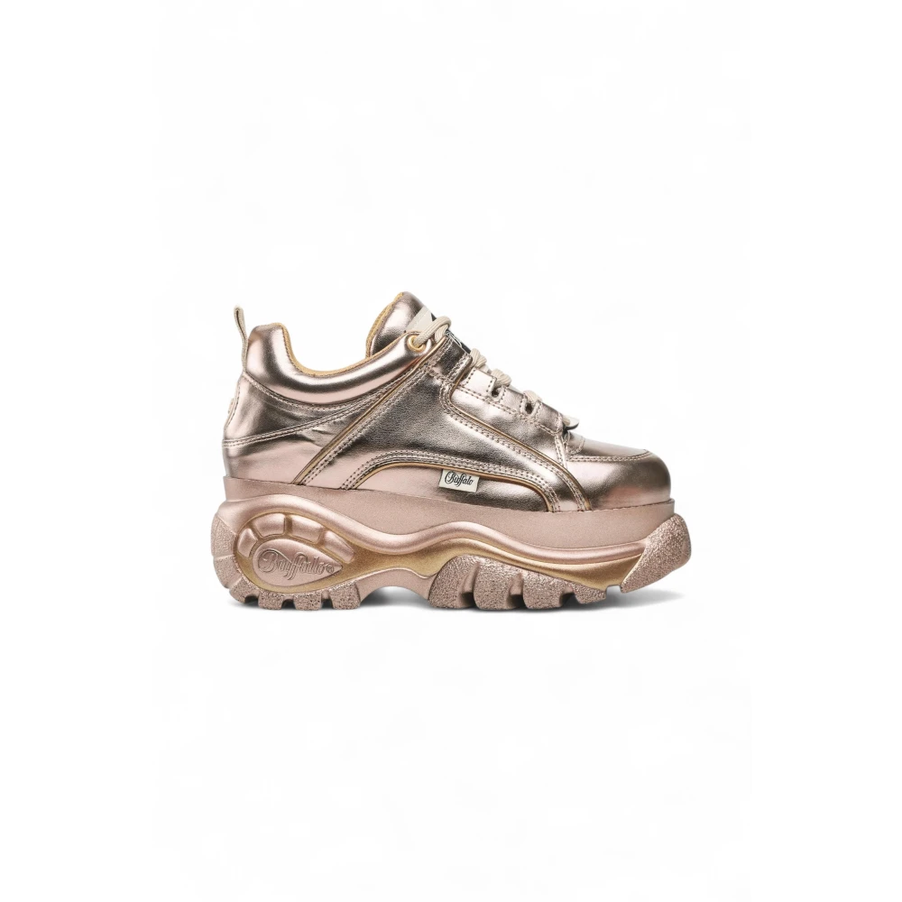 Buffalo Vegan Nappa Oil Veterschoen Dames Schoenen Roze