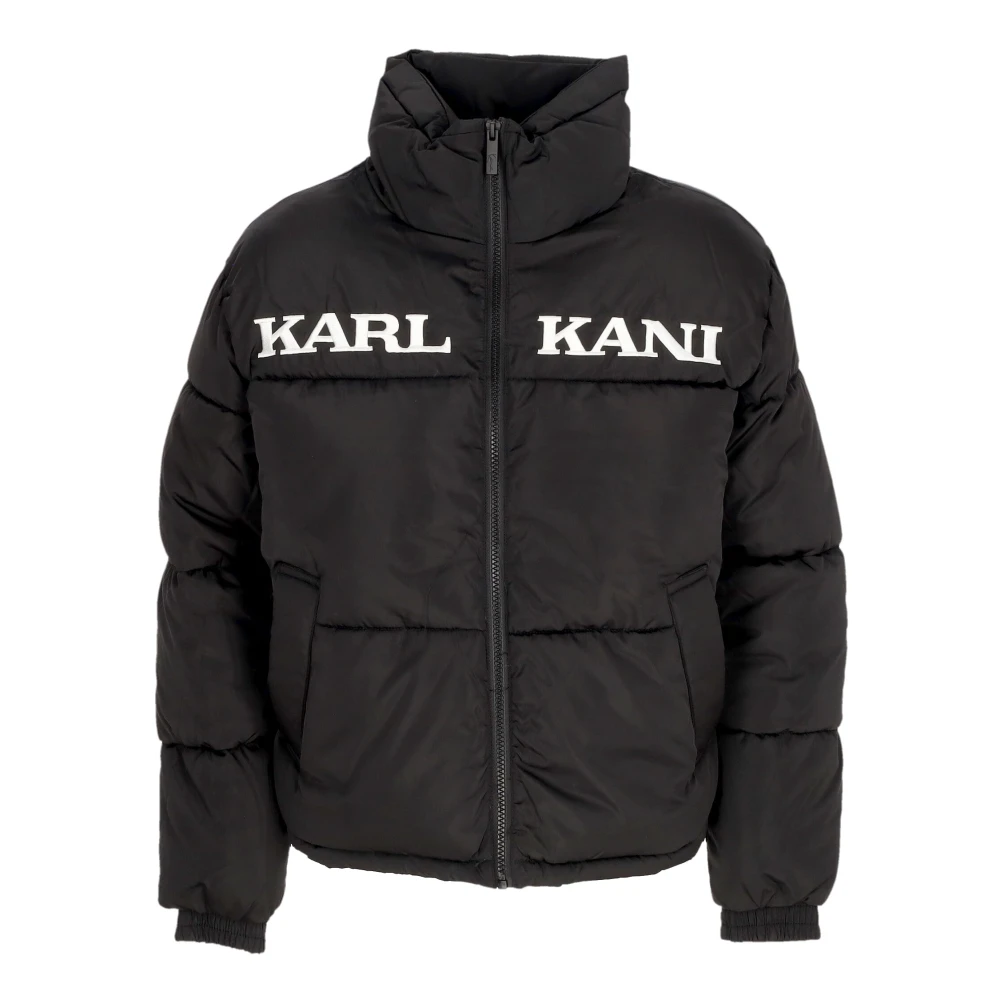Karl Kani Women's Black Retro Essential Puffer Jacket
