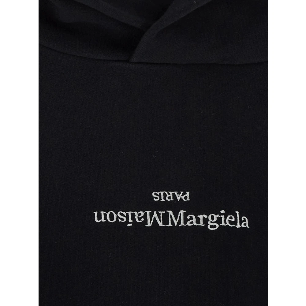 Maison Margiela Logo Hoodie Black Heren